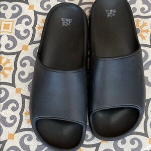 Wild Fable Black Slide Sandals Minimalist Design